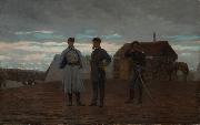 Winslow Homer Officers at Camp Benton oil painting on canvas
